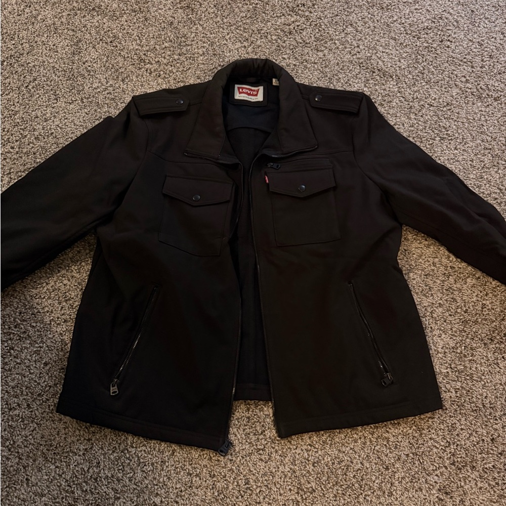 Levi's Black Military Field Jacket
